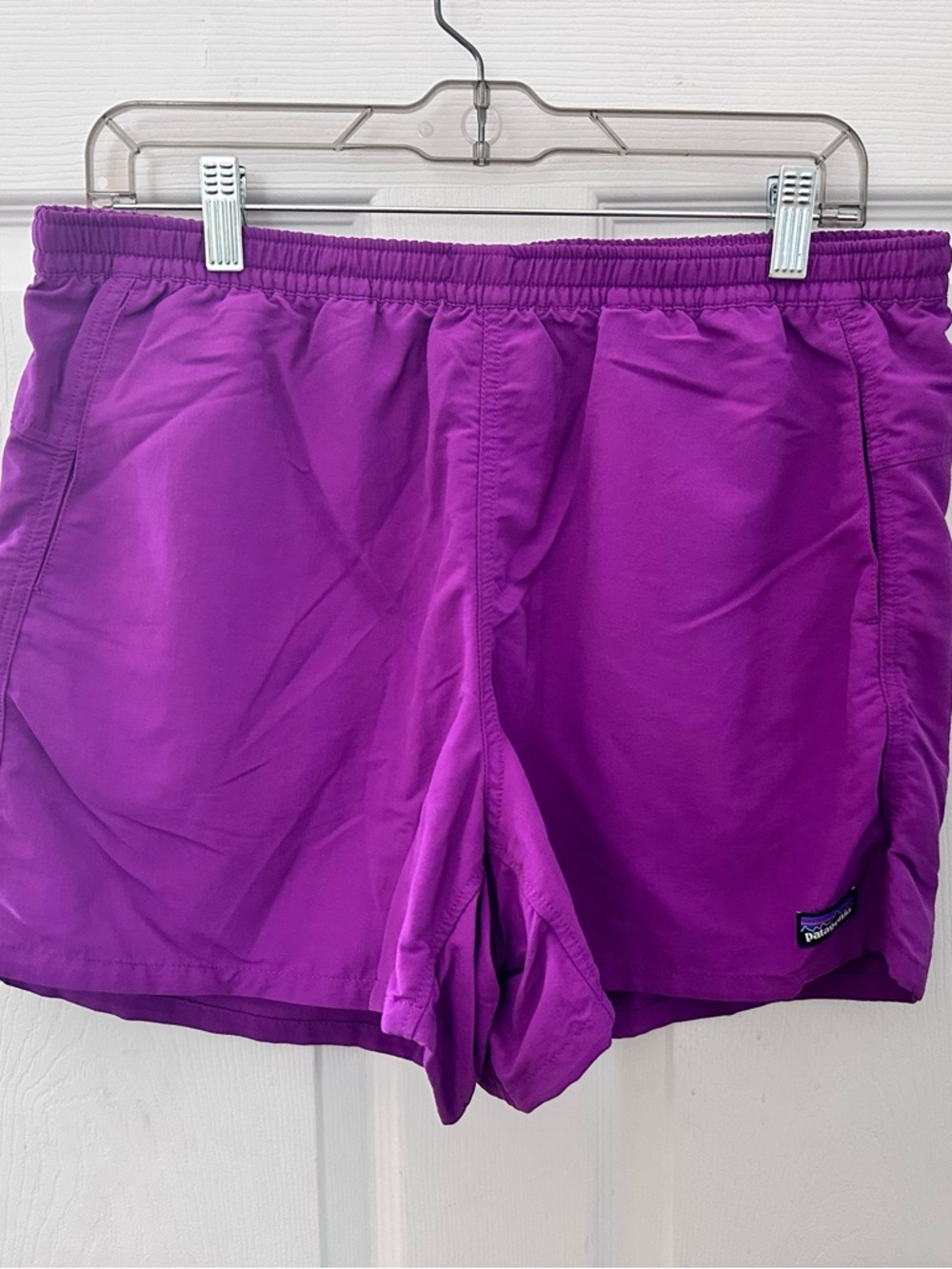 Patagonia Purple Drawstring Athletic Shorts